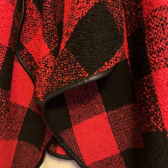 NEW Buffalo Check Cotton Jacket Red/Black - Picture 2 of 4